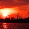 ２０１３年みなと神戸・今日の夕日２
