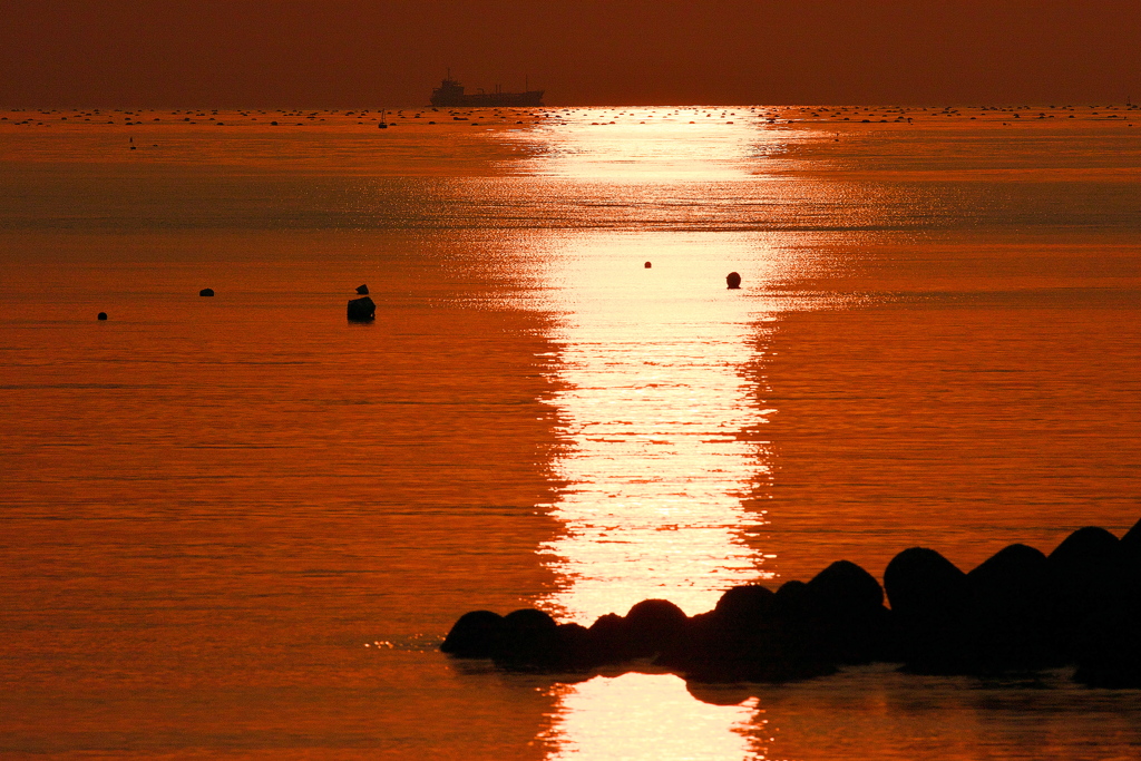 播磨灘の夕景７