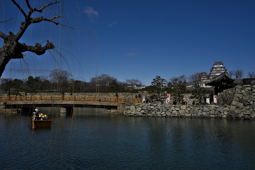 姫路城と和船２