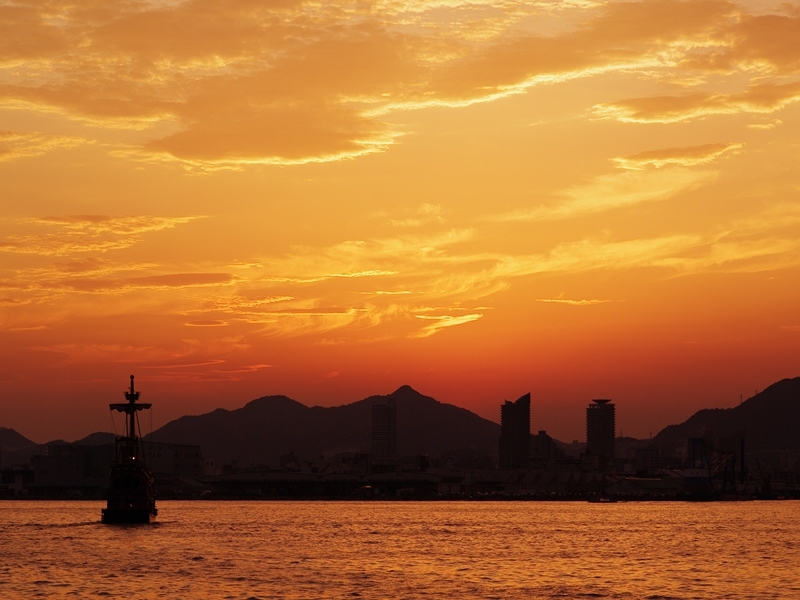 みなと神戸の夕景２