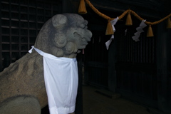 住吉神社の狛犬（こまいぬ）２