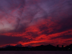 みなと神戸・今日の夕日２