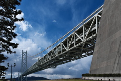 仲冬の明石海峡大橋１