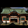 住吉神社の拝殿１（あけましておめでとう）