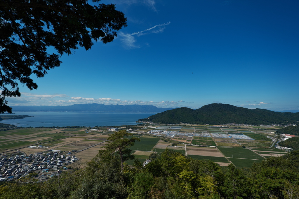 八幡山からの眺望（琵琶湖）２