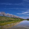 おの桜づつみ回廊の逆さ桜２