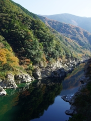 大歩危・小歩危峡の紅葉２