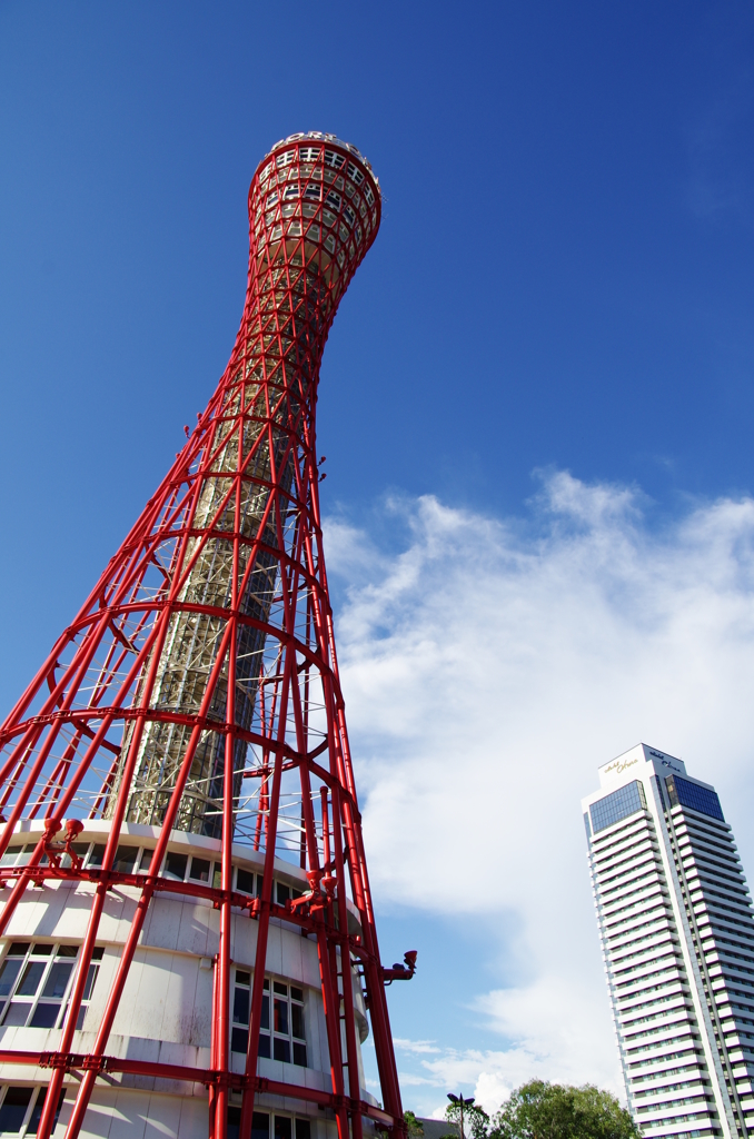 夏空にそびえる（メリケンパーク）１