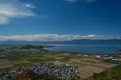 八幡山からの眺望（琵琶湖）１