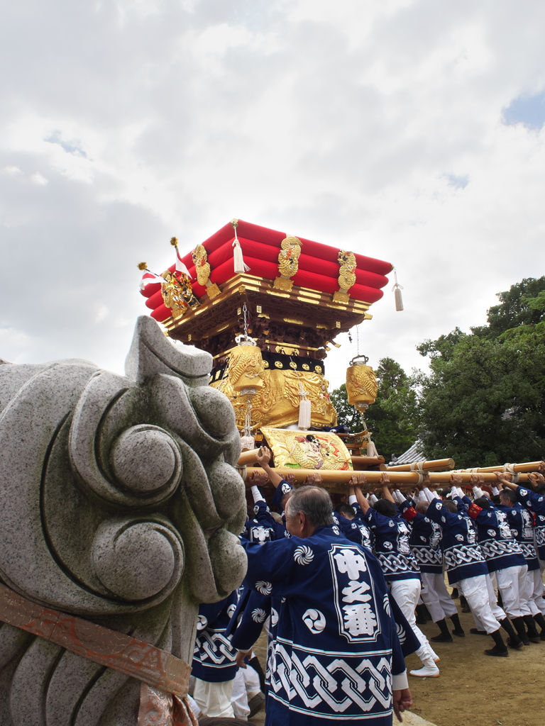 大窪八幡宮の秋祭り２