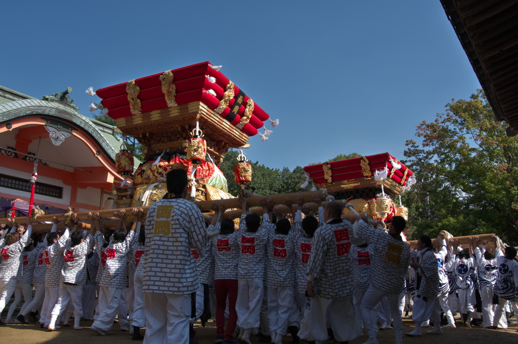魚住住吉神社の秋祭り２