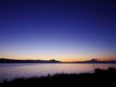 琵琶湖の夜明け１