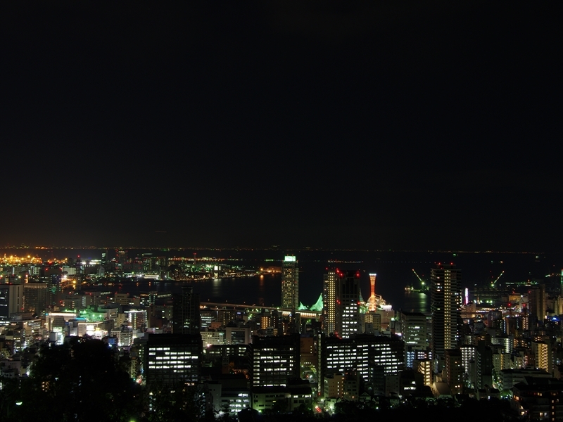 みなと街神戸の夜景２（ビーナスブリッジ）