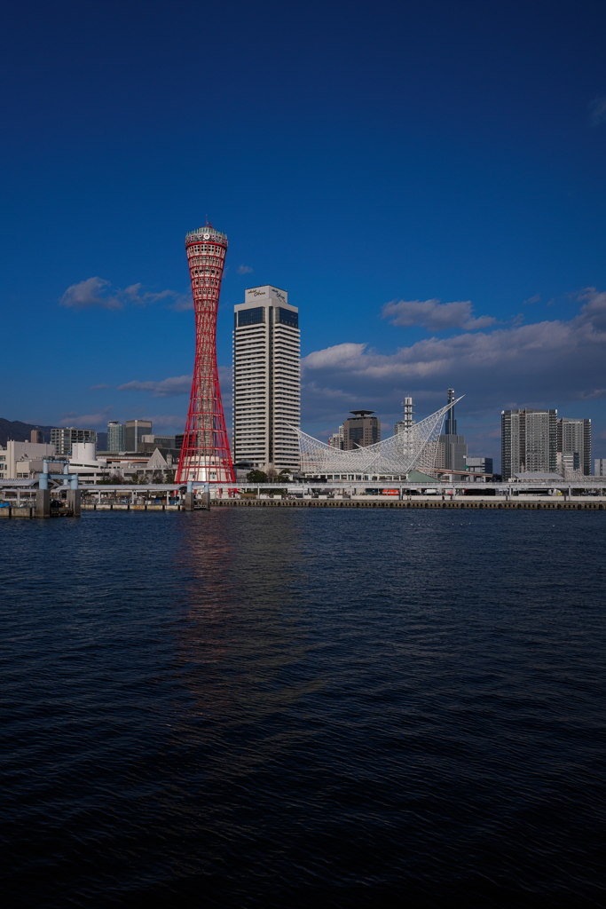 メリケンパークにて１（ポートタワー昼景）
