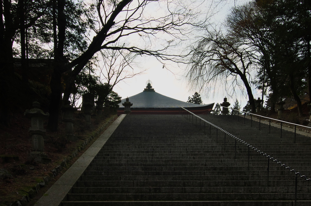 比叡山延暦寺東堂にて（阿弥陀堂）