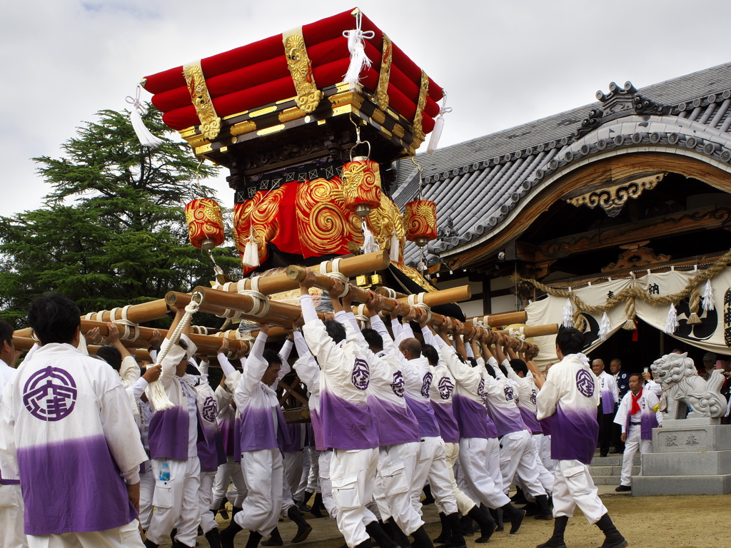 大窪八幡宮の秋祭り１