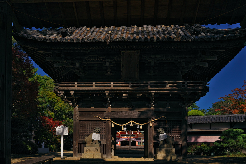 住吉神社の楼門１
