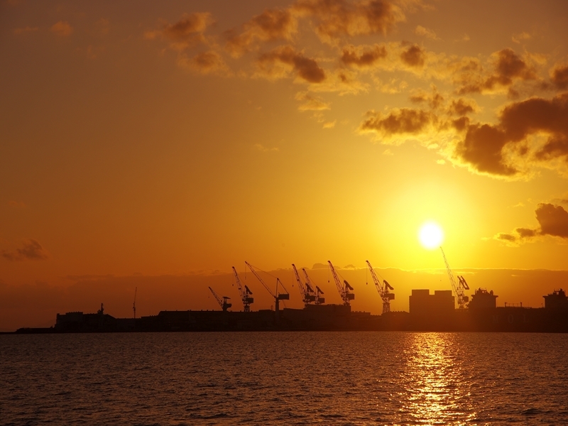 みなと神戸の夕景２