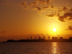 みなと神戸の夕景２