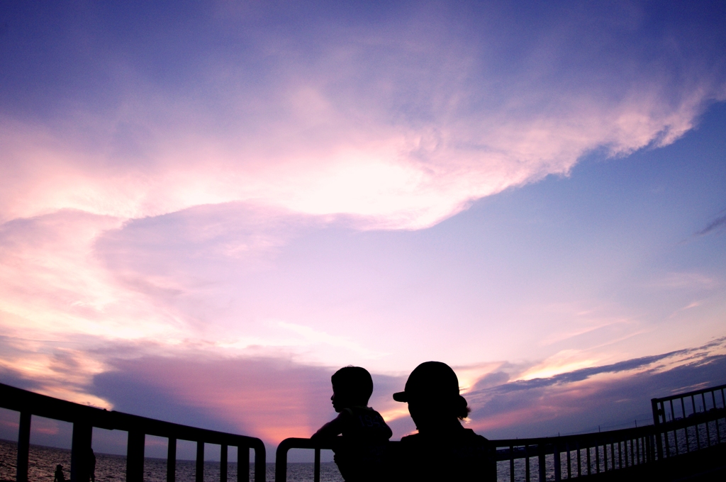 夕焼け綺麗