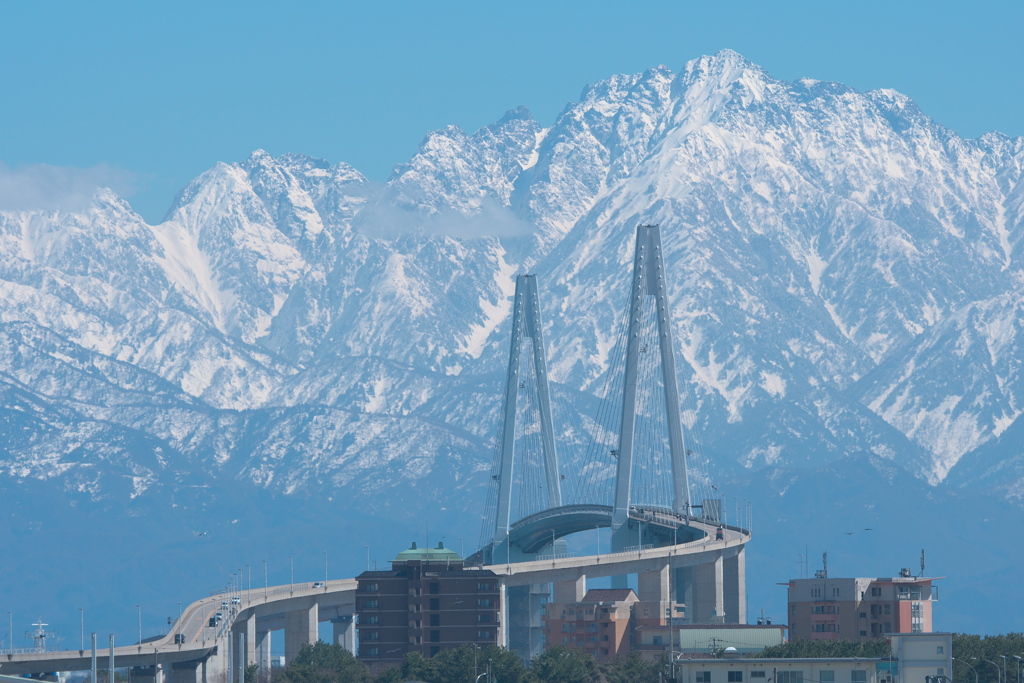 剱岳×新湊大橋