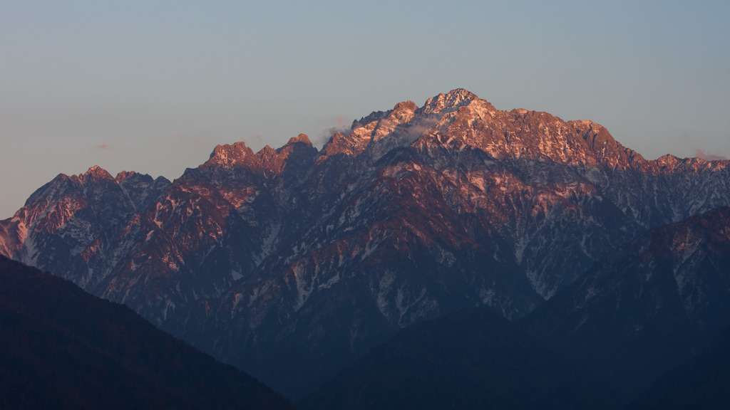 剱岳斜陽7