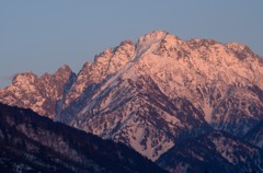 剱岳夕景３