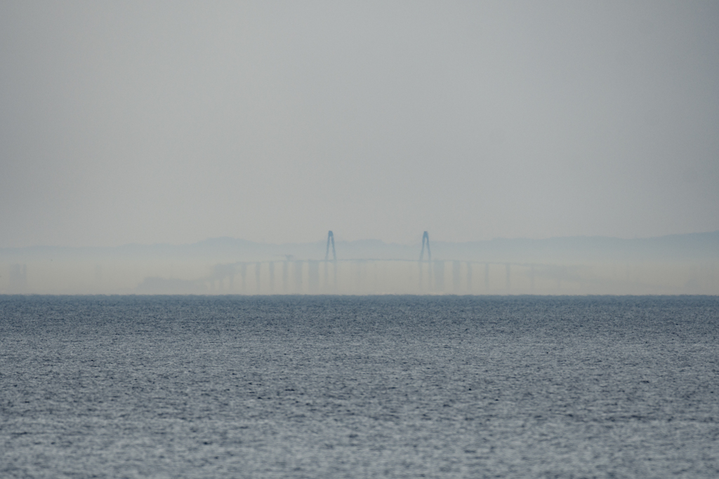 蜃気楼0403新湊大橋