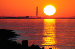 夕暮遠景3