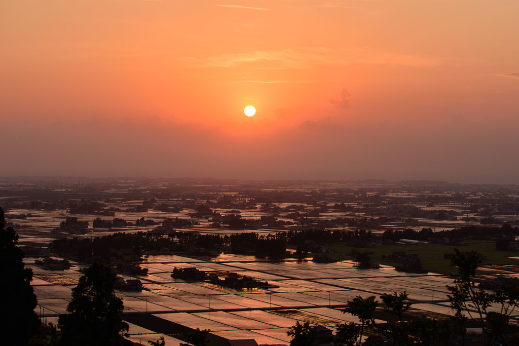 今日の夕暮れ