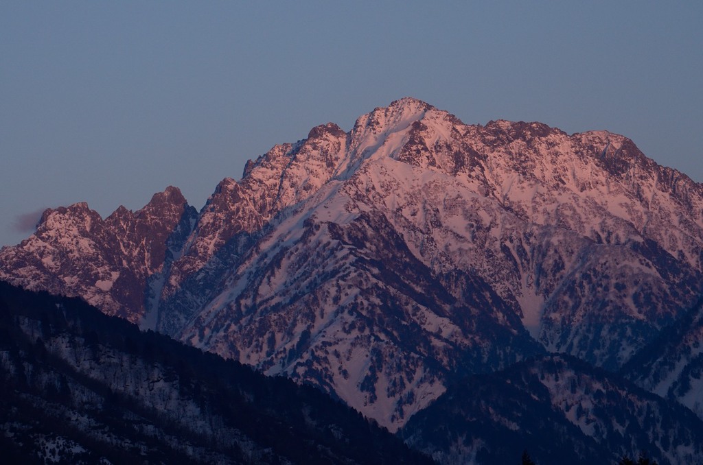 剱岳夕景4