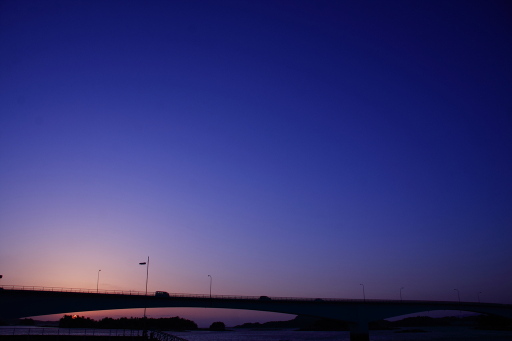 夕日