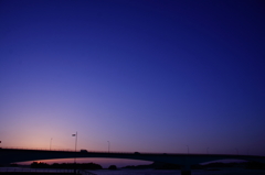 夕日