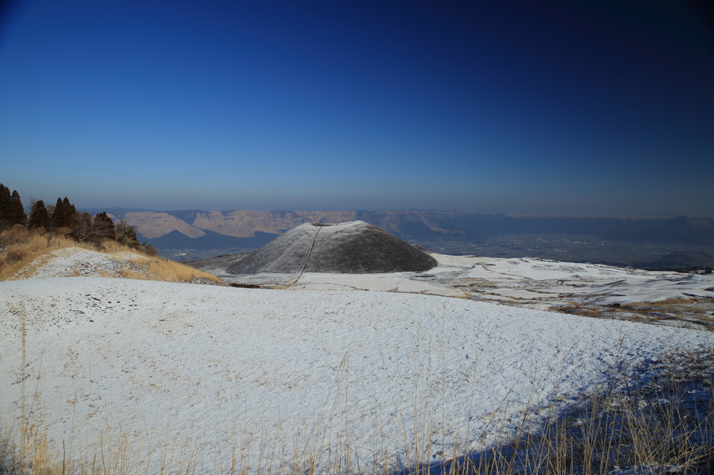 雪原と米塚-6
