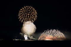 遠望花火(不知火海の火まつり)