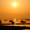 夕日