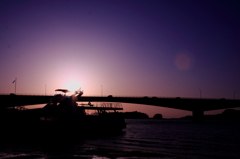 夕暮れ