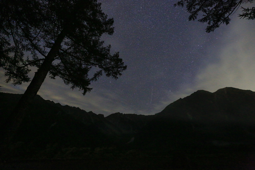 上高地の夜景