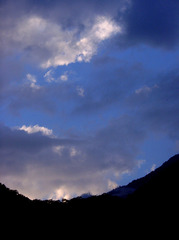 穂高の蒼空