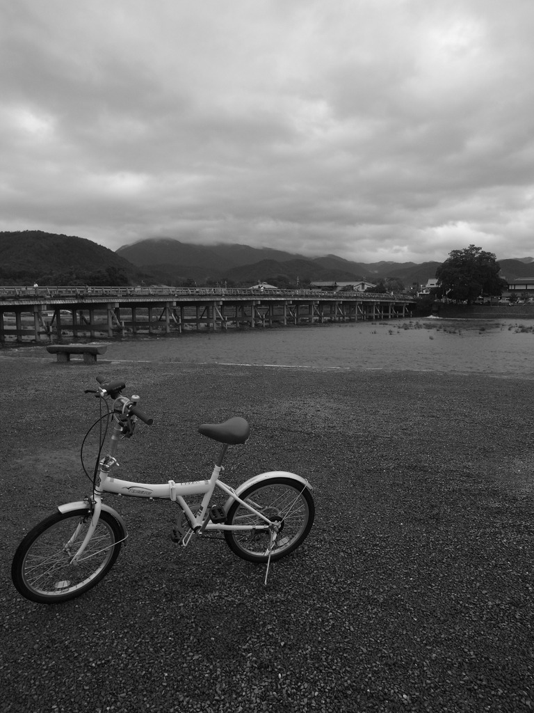 京都嵐山にて
