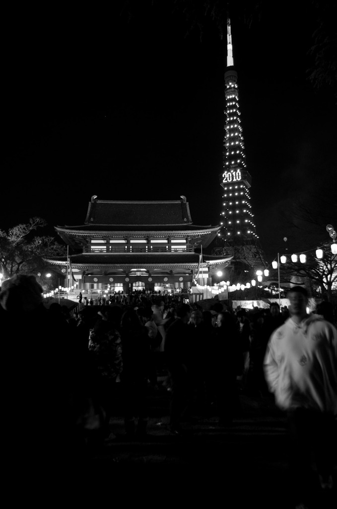 2010 元旦 Temple & Tokyo Tower