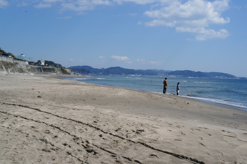 海と夫婦