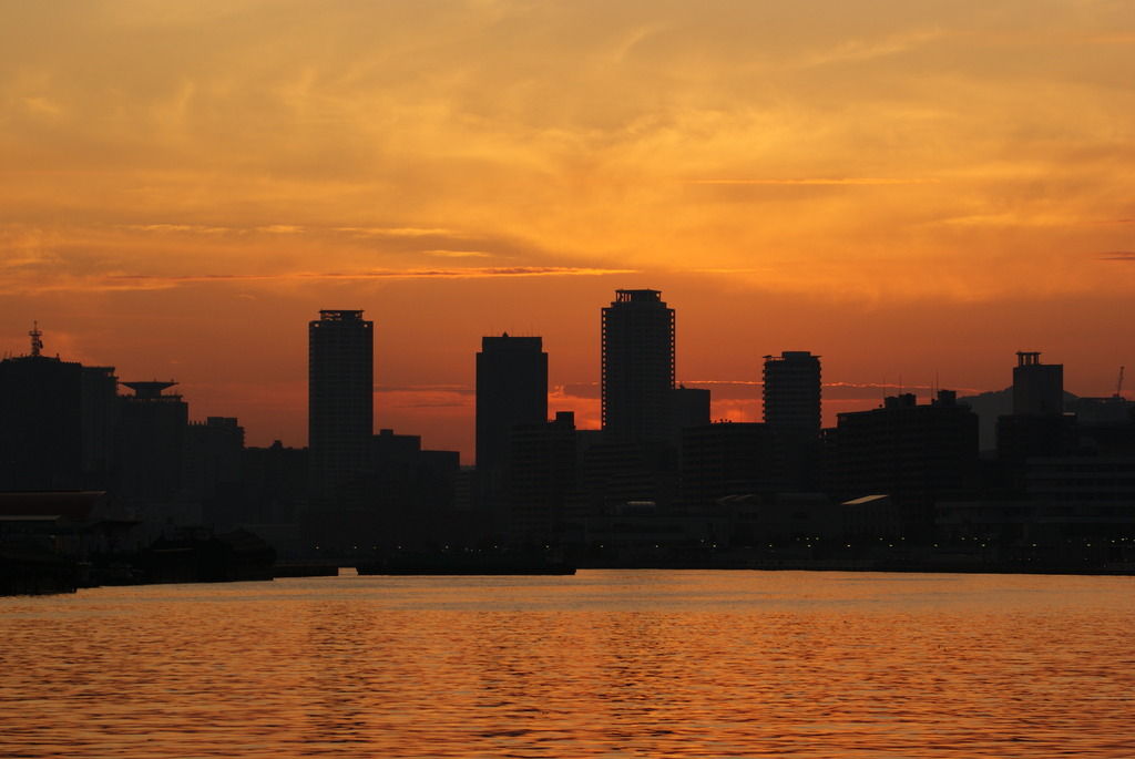 神戸　夕焼け２