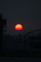 陽が沈む・・・