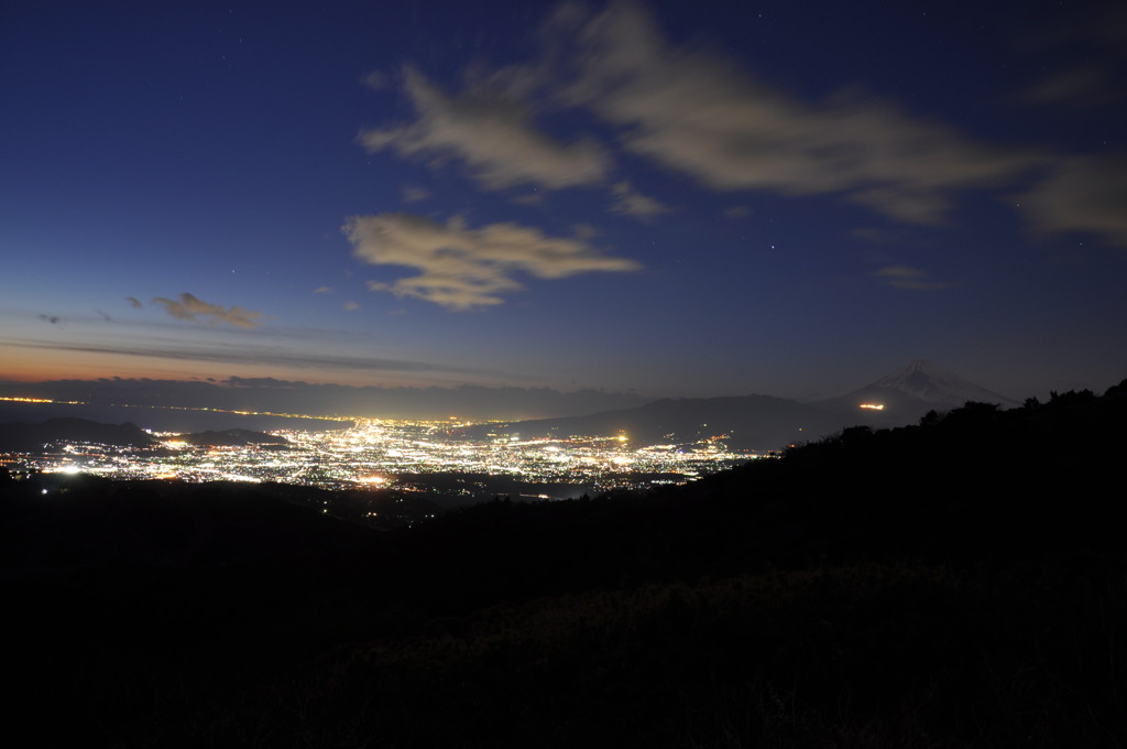 富士が陰る前に