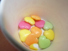 ちょっぴりかけた　ハート