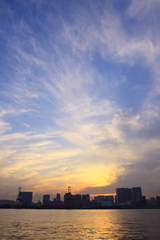 お台場夕焼け１