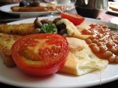 ダブリンで朝食を