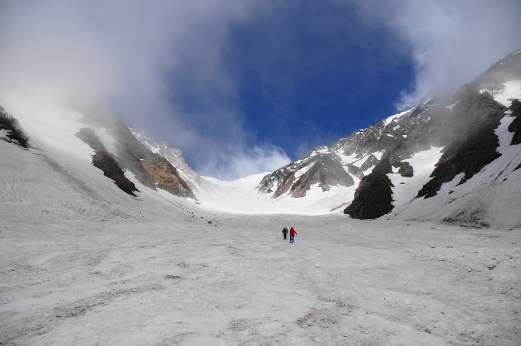 大雪渓2