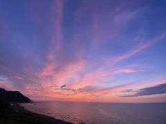 久しぶりの夕焼け